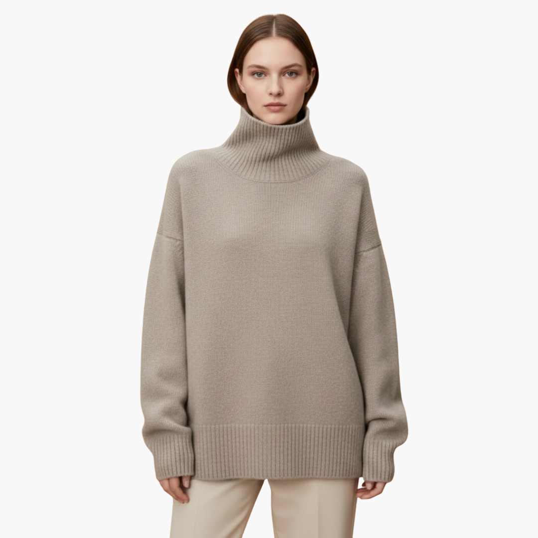 Ladies Large Crew Neck Jumper Sweater