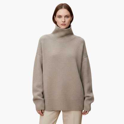 Ladies Large Crew Neck Jumper Sweater