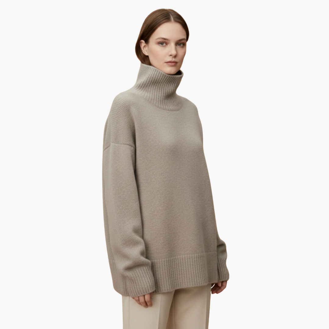 Ladies Large Crew Neck Jumper Sweater