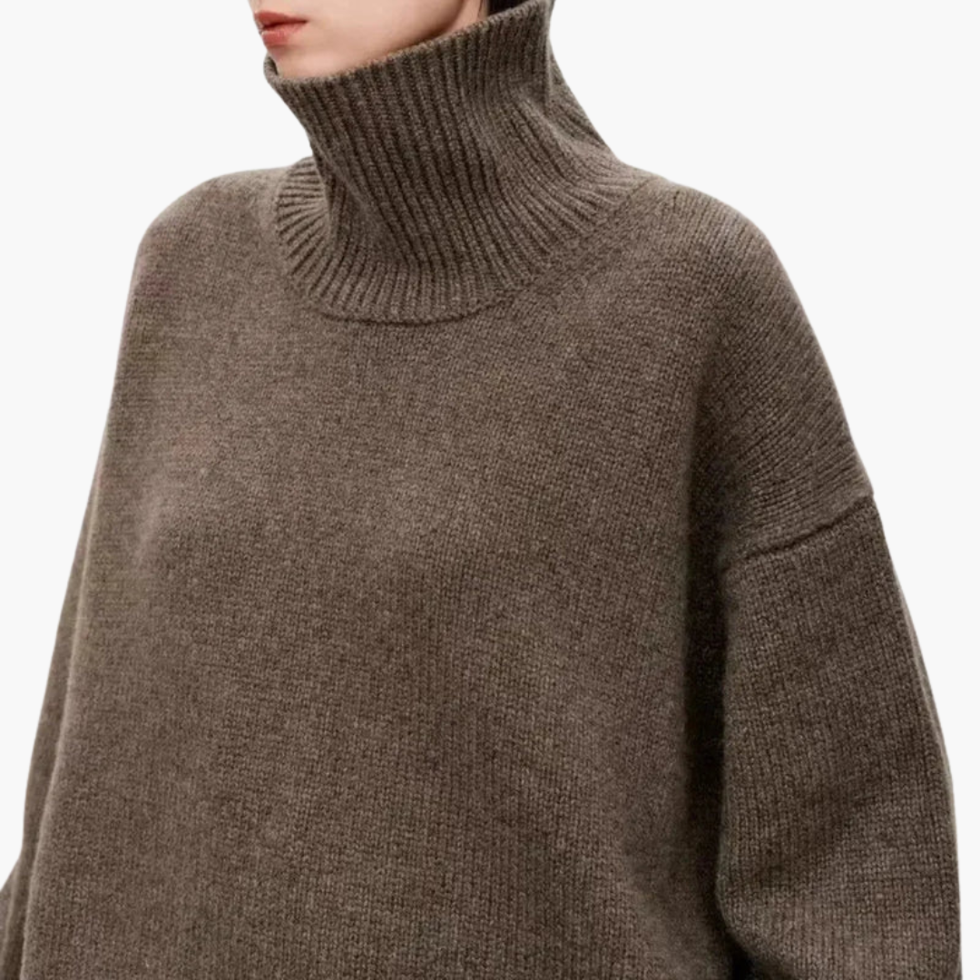 Ladies Large Crew Neck Jumper Sweater