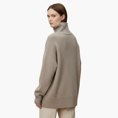 Ladies Large Crew Neck Jumper Sweater