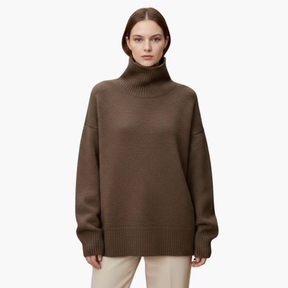 Ladies Large Crew Neck Jumper Sweater