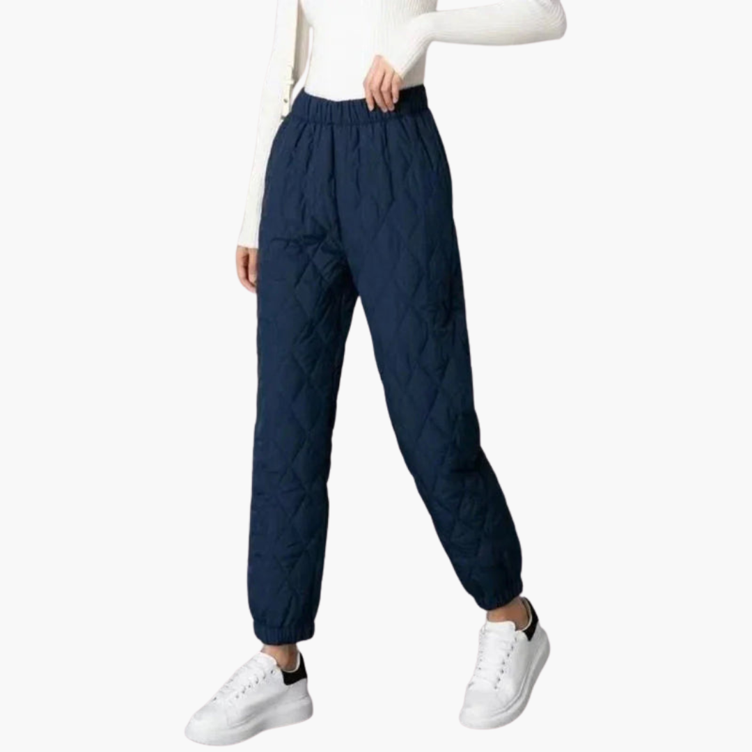Comfortable Women's Quilted Jogger Pants