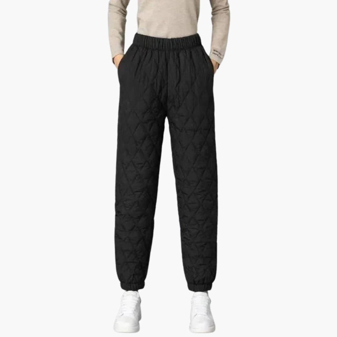 Comfortable Women's Quilted Jogger Pants