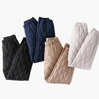 Comfortable Women's Quilted Jogger Pants