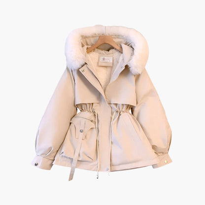 Ladies' Waterproof Red Jacket with Hood - Vossary
