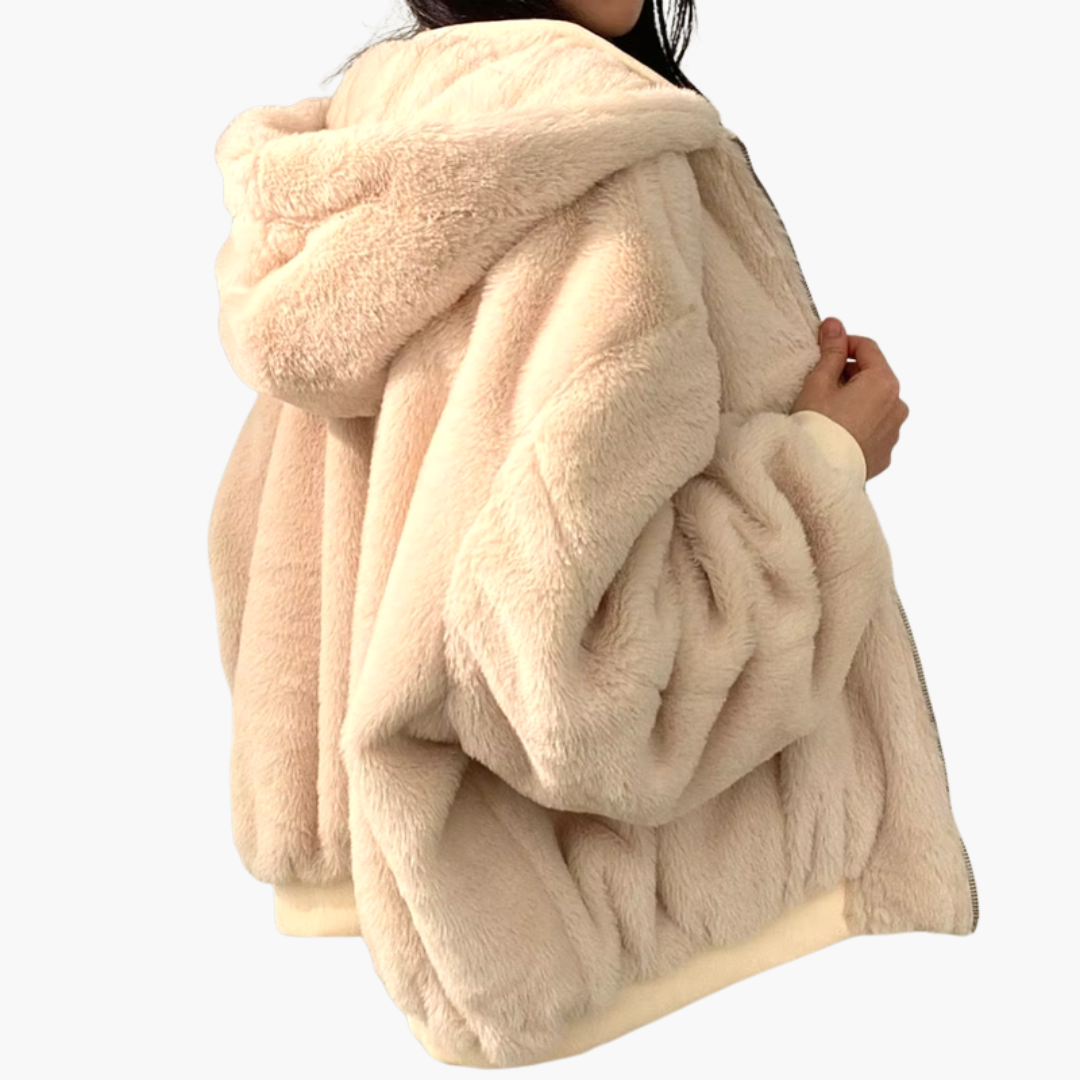 Versatile Zip Up Hooded Jacket for Women
