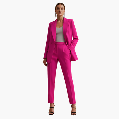 Ladies Business Jacket and Pant Set