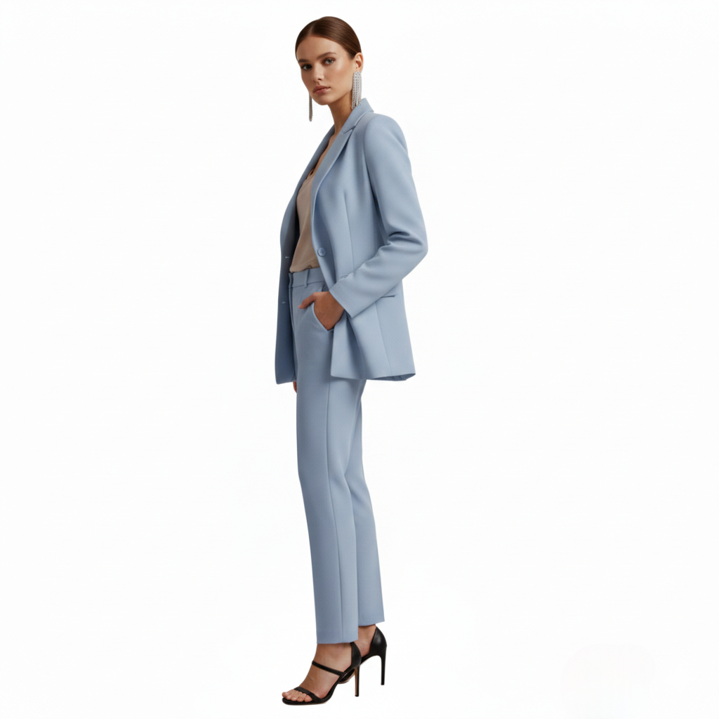 Ladies Business Jacket and Pant Set