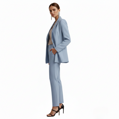 Ladies Business Jacket and Pant Set