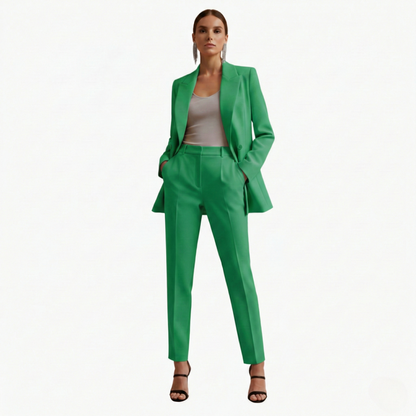 Ladies Business Jacket and Pant Set