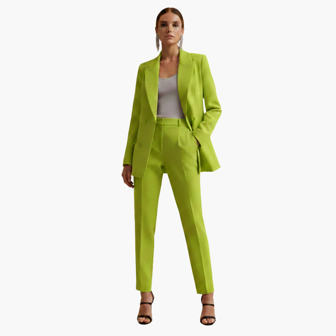 Ladies Business Jacket and Pant Set