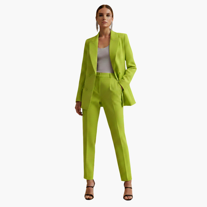 Ladies Business Jacket and Pant Set