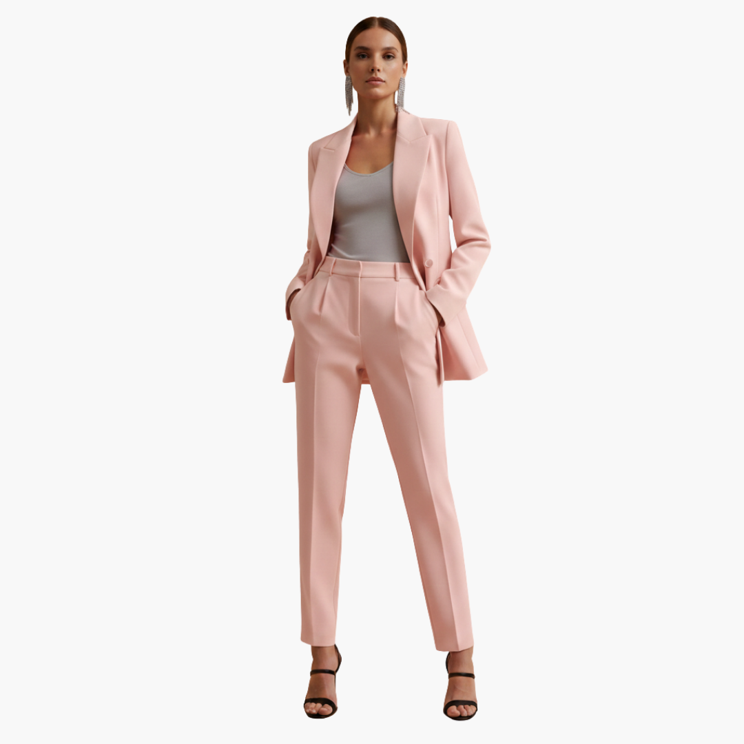 Ladies Business Jacket and Pant Set