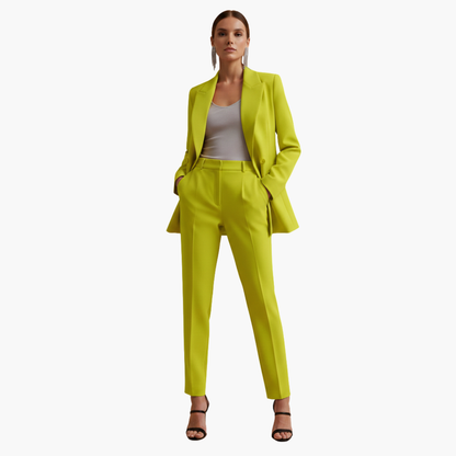 Ladies Business Jacket and Pant Set