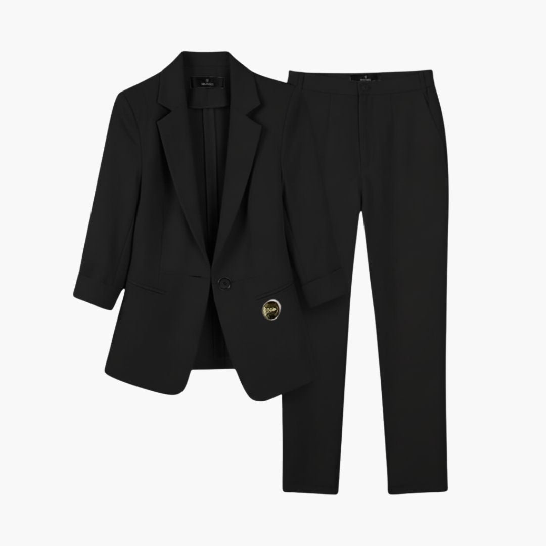 Ladies Business Jacket and Pants Set - Vossary