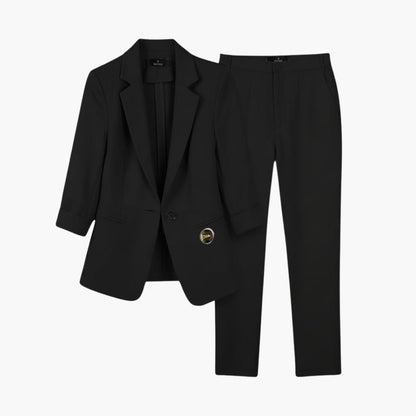Ladies Business Jacket and Pants Set - Vossary