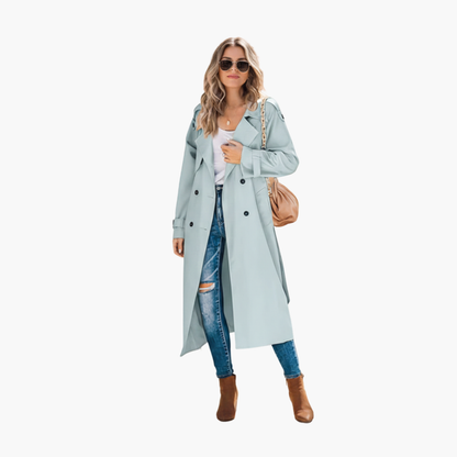 Classic Double Breasted Ladies Coat