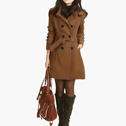 Ladies Classic Waterproof Coat with Pockets
