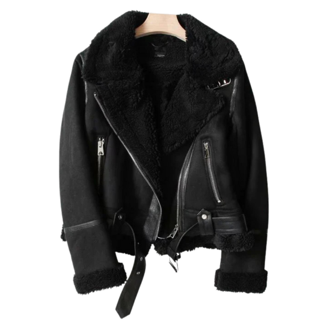 Warm Women's Fleece Lined Zip Up Jacket