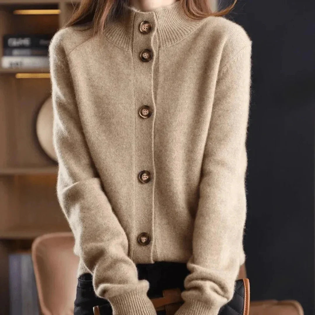 Soft Women's Open Front Cashmere Sweater