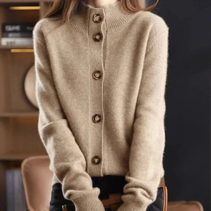 Soft Women's Open Front Cashmere Sweater