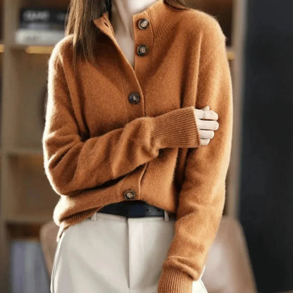 Soft Women's Open Front Cashmere Sweater