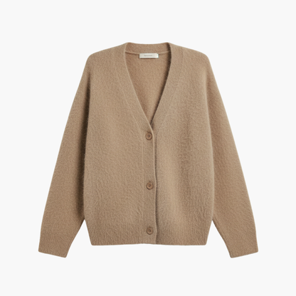 Ladies Open Front V Neck Sweater - Vossary