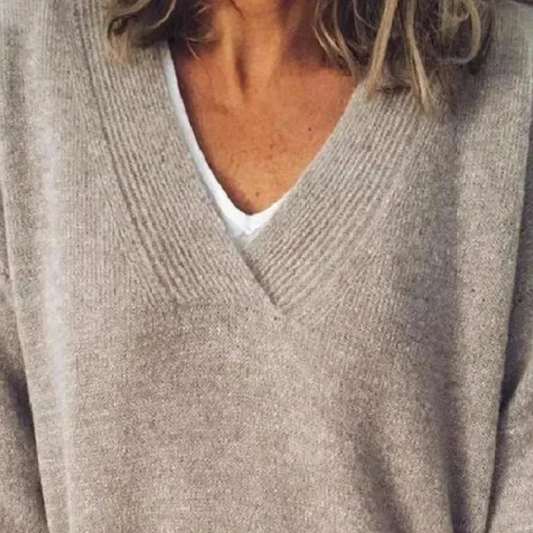 Soft Luxury V-Neck Women's Sweater