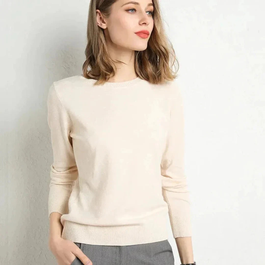 Soft Women's Classic Cashmere Pullover Sweater