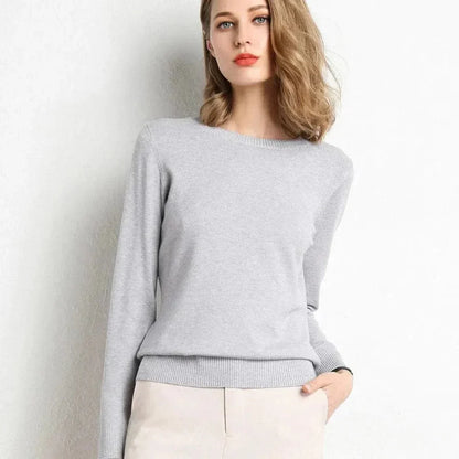 Soft Women's Classic Cashmere Pullover Sweater
