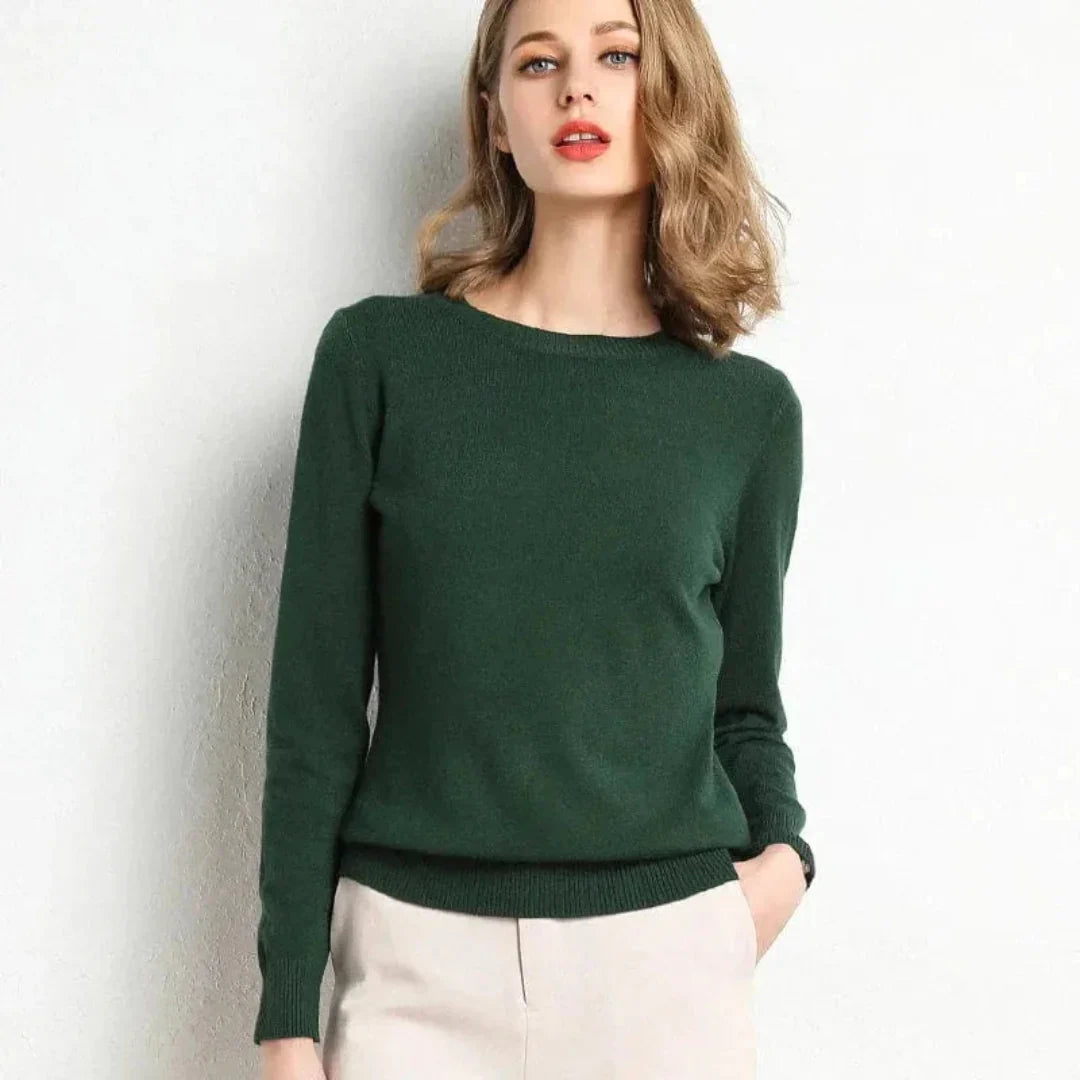 Soft Women's Classic Cashmere Pullover Sweater