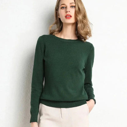 Soft Women's Classic Cashmere Pullover Sweater