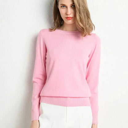 Soft Women's Classic Cashmere Pullover Sweater