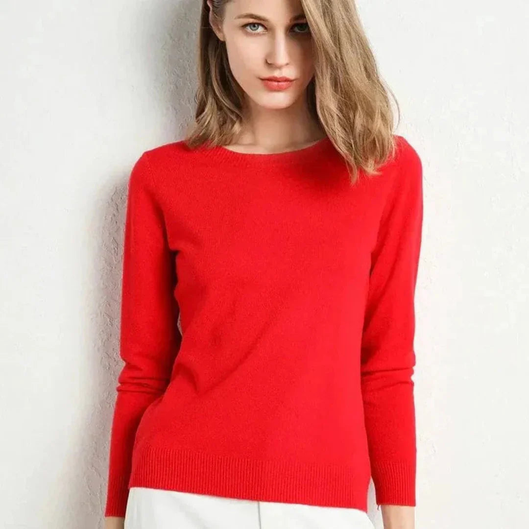 Soft Women's Classic Cashmere Pullover Sweater