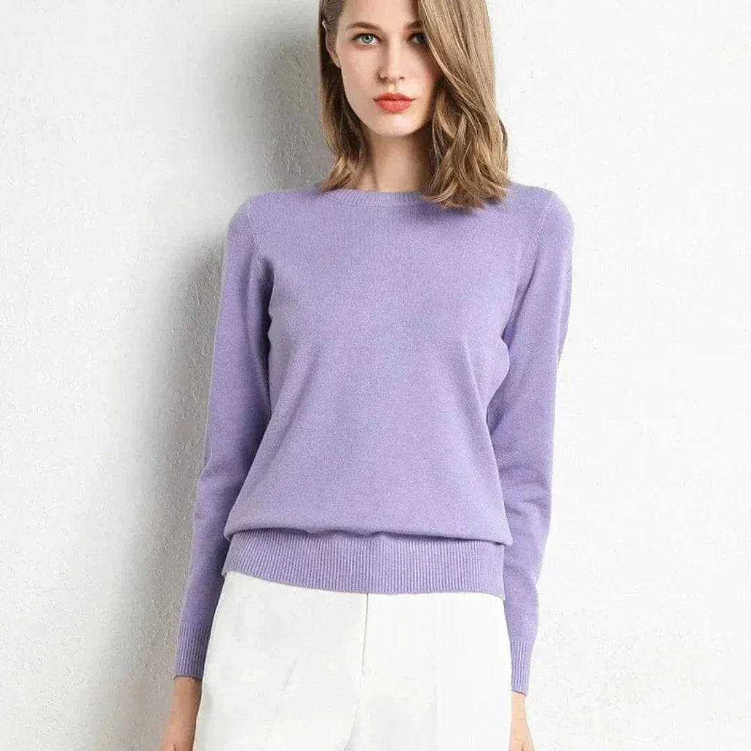Soft Women's Classic Cashmere Pullover Sweater