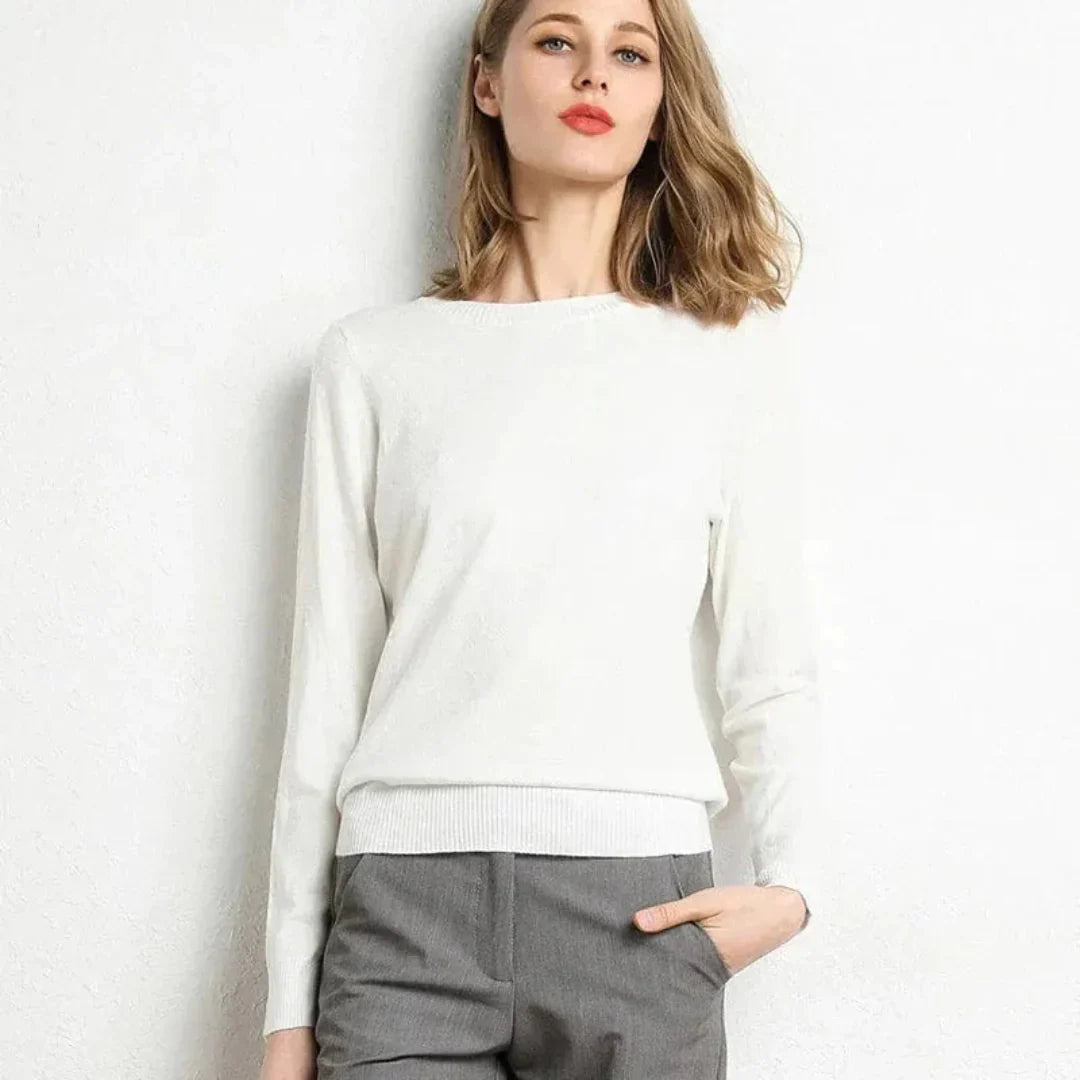 Soft Women's Classic Cashmere Pullover Sweater