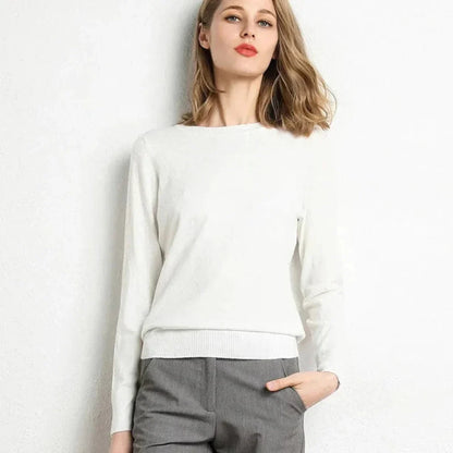 Soft Women's Classic Cashmere Pullover Sweater