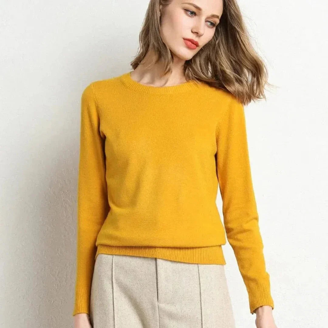 Soft Women's Classic Cashmere Pullover Sweater