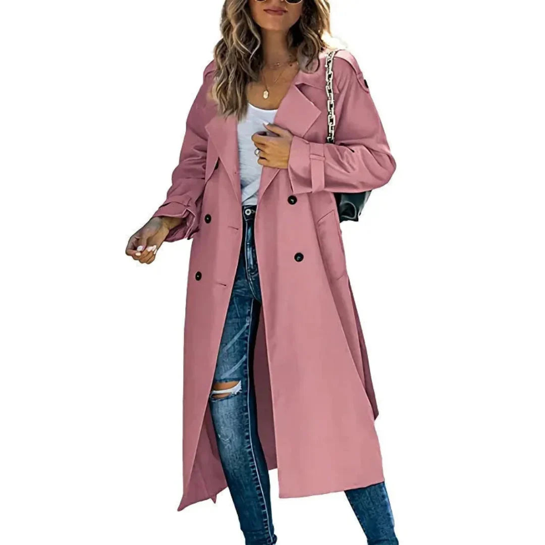 Timeless Double Breasted Rain Coat