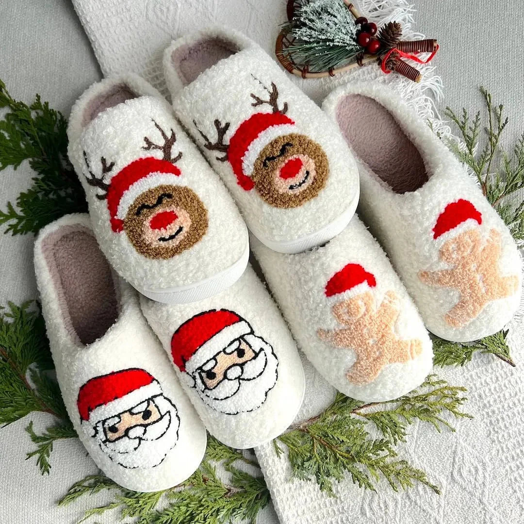 Cozy Winter Fuzzy Slipper Boots - EasyApparels