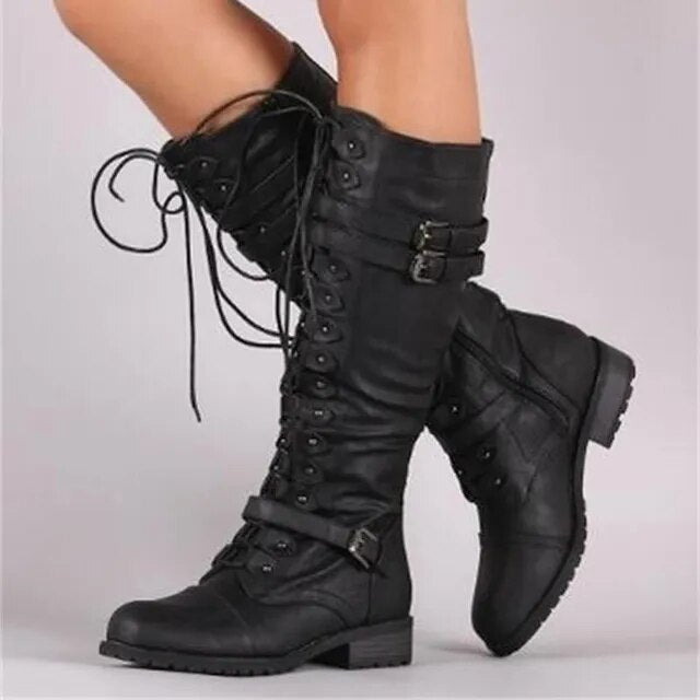 Fashionable Buckle Ankle Shoes for Women - Luxicro
