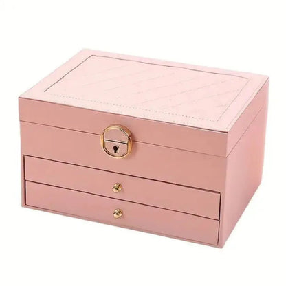 Luxury Stackable Leather Jewelry Case