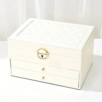 Luxury Stackable Leather Jewelry Case