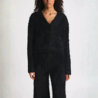 Large Cozy Cable Knit Cardigan