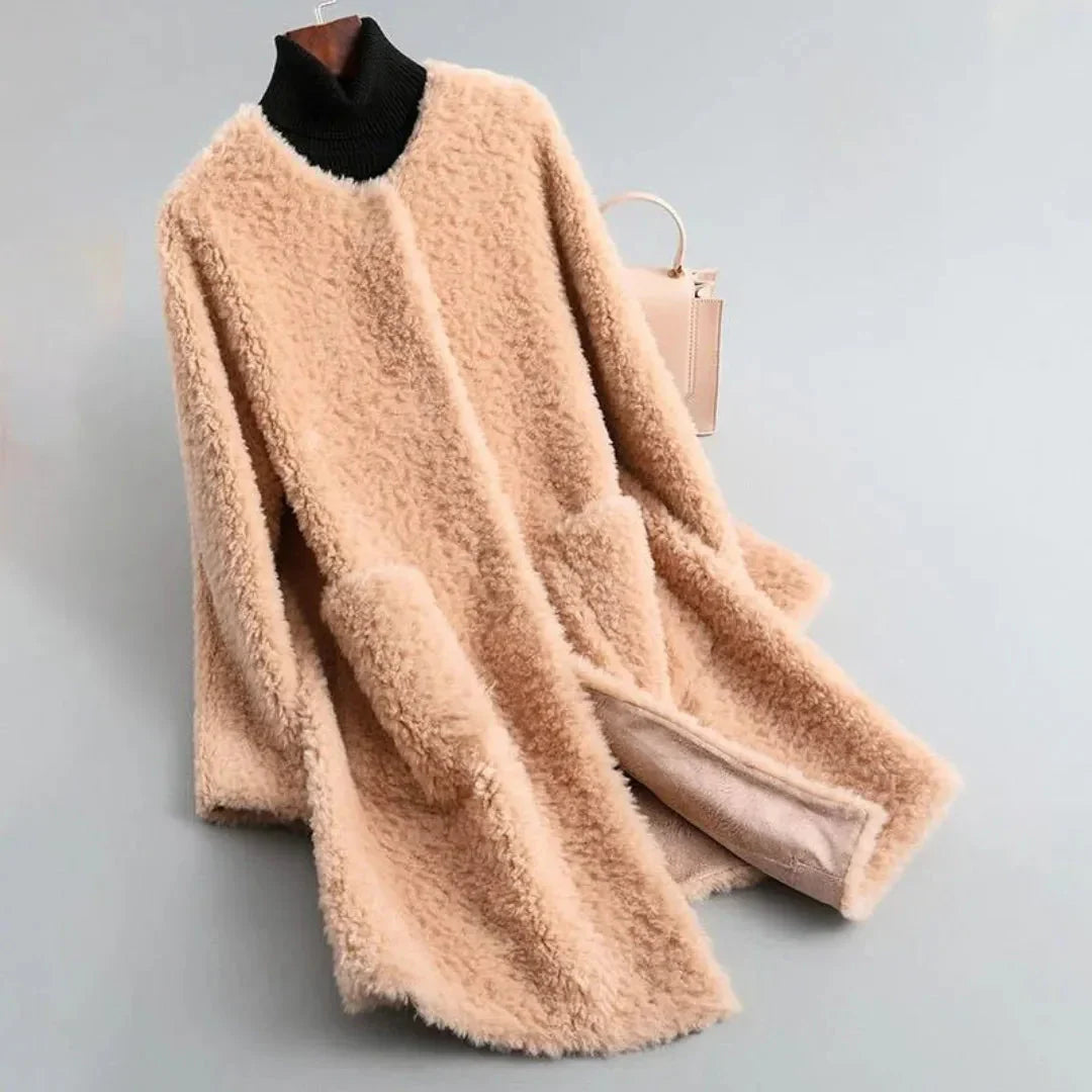 Luxurious Sheepskin Winter Coat