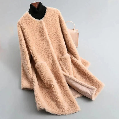 Luxurious Sheepskin Winter Coat