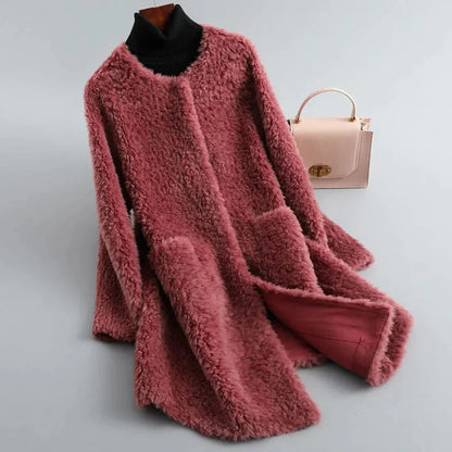 Luxurious Sheepskin Winter Coat
