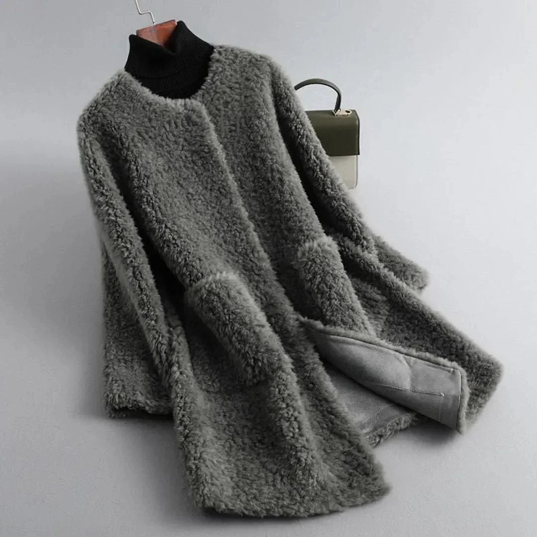 Luxurious Sheepskin Winter Coat