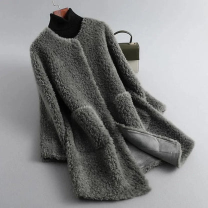 Luxurious Sheepskin Winter Coat